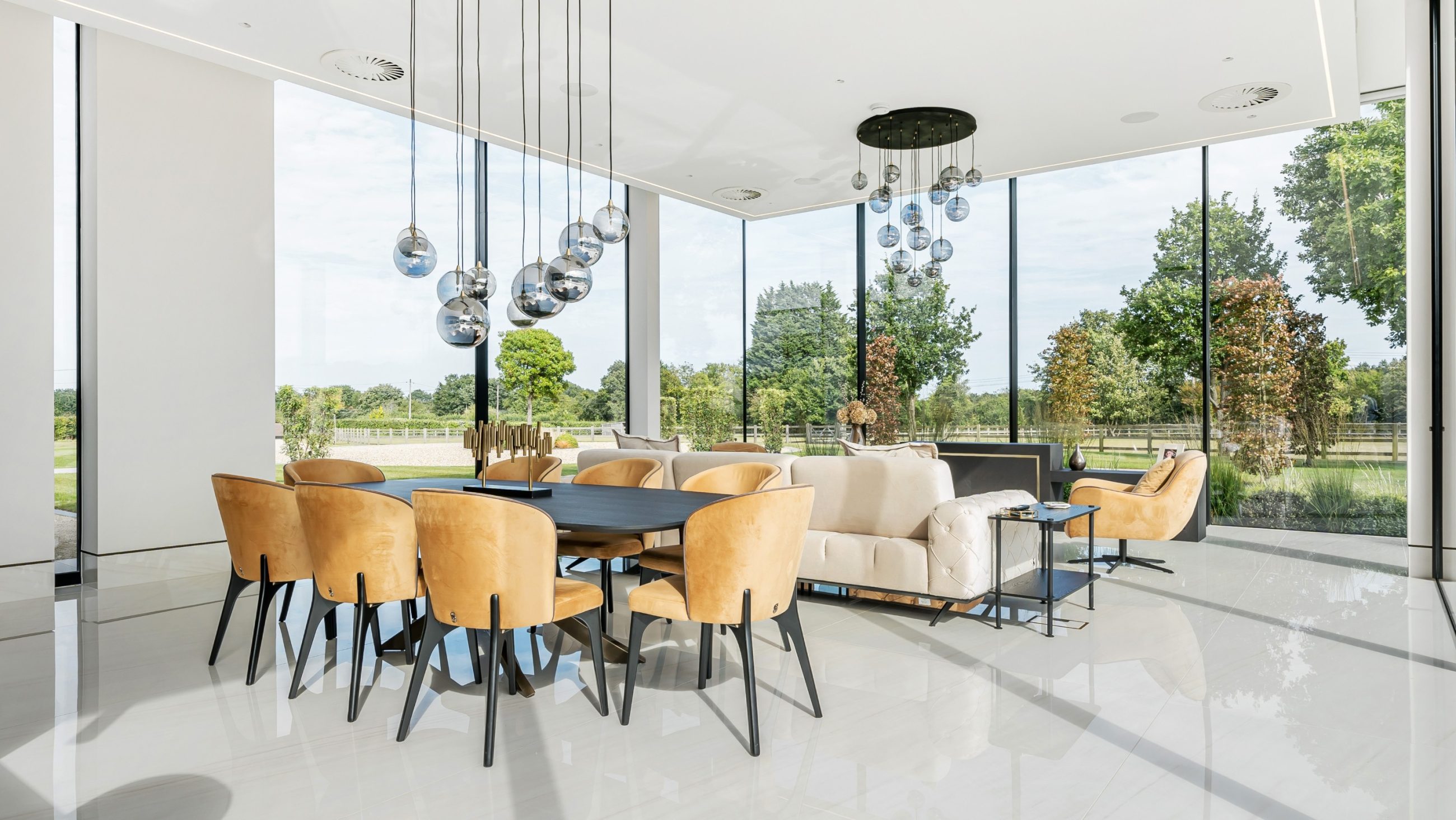 Interior property photography of luxurious modern home