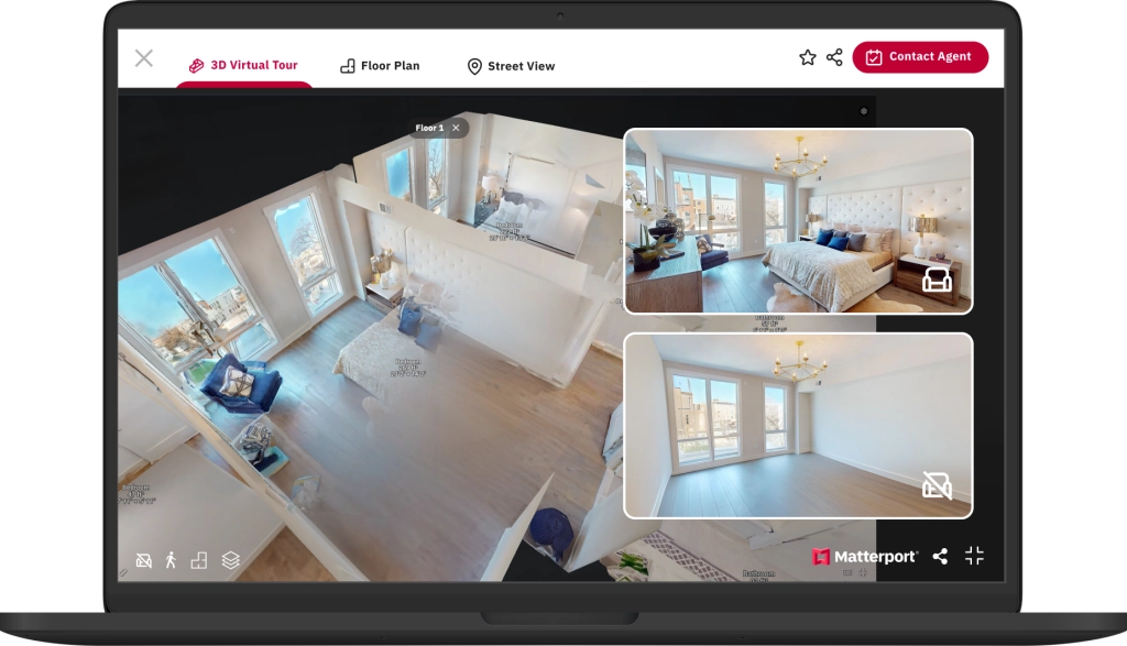 Matterport virtual tour feature