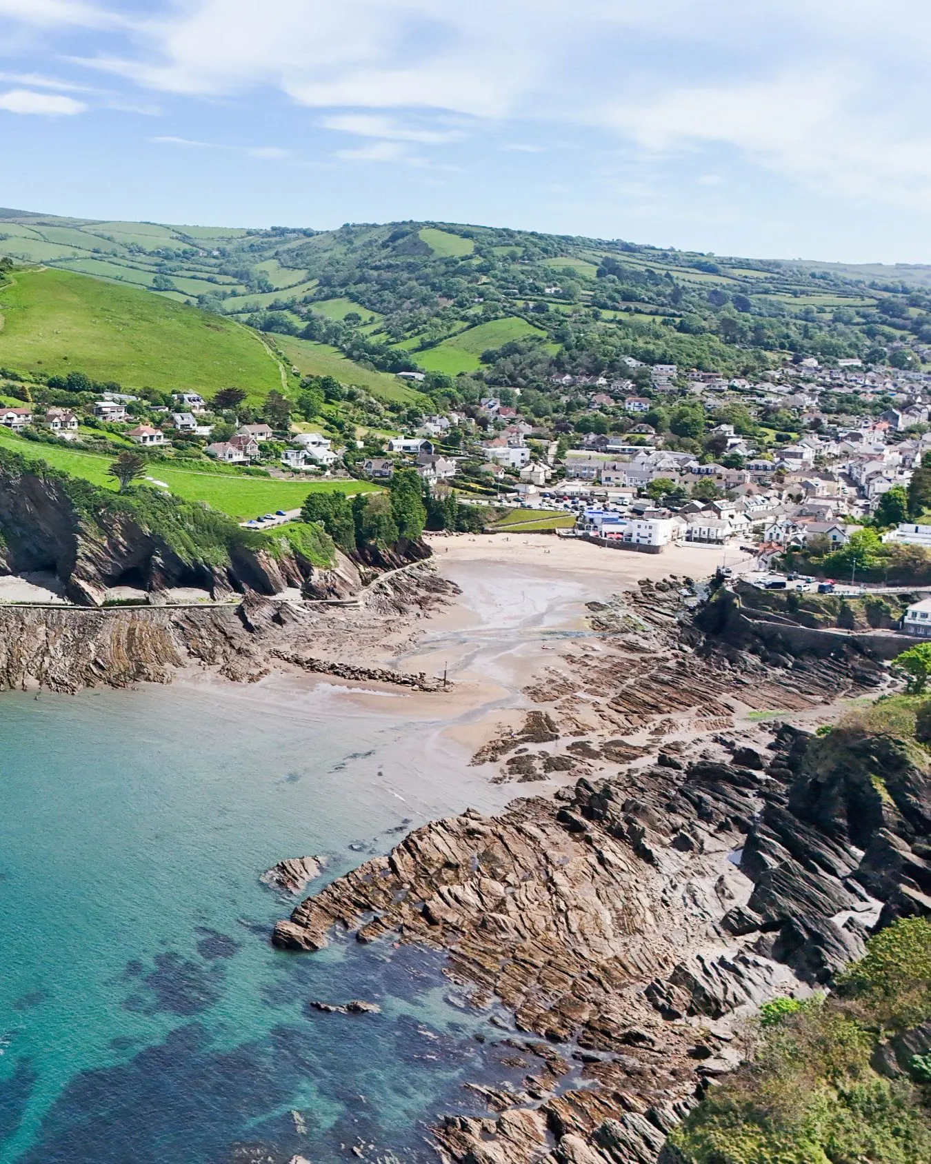 coast drone photography